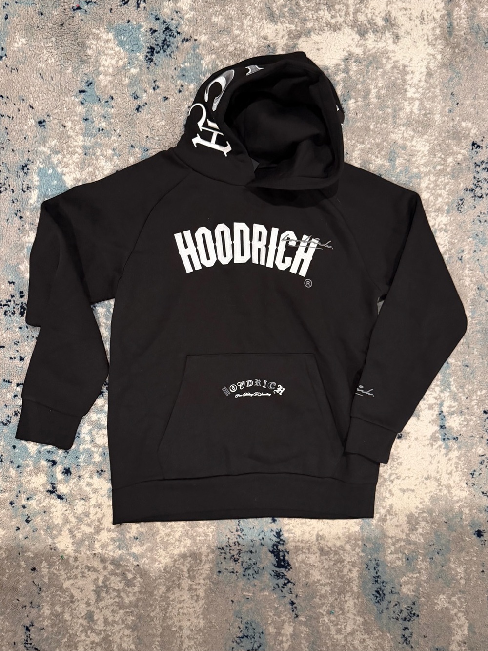 NWOT Men’s Hoodrich Stature Embroidered Hoodie in Black - size L